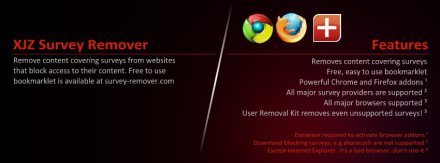 Survey remover tool freeware